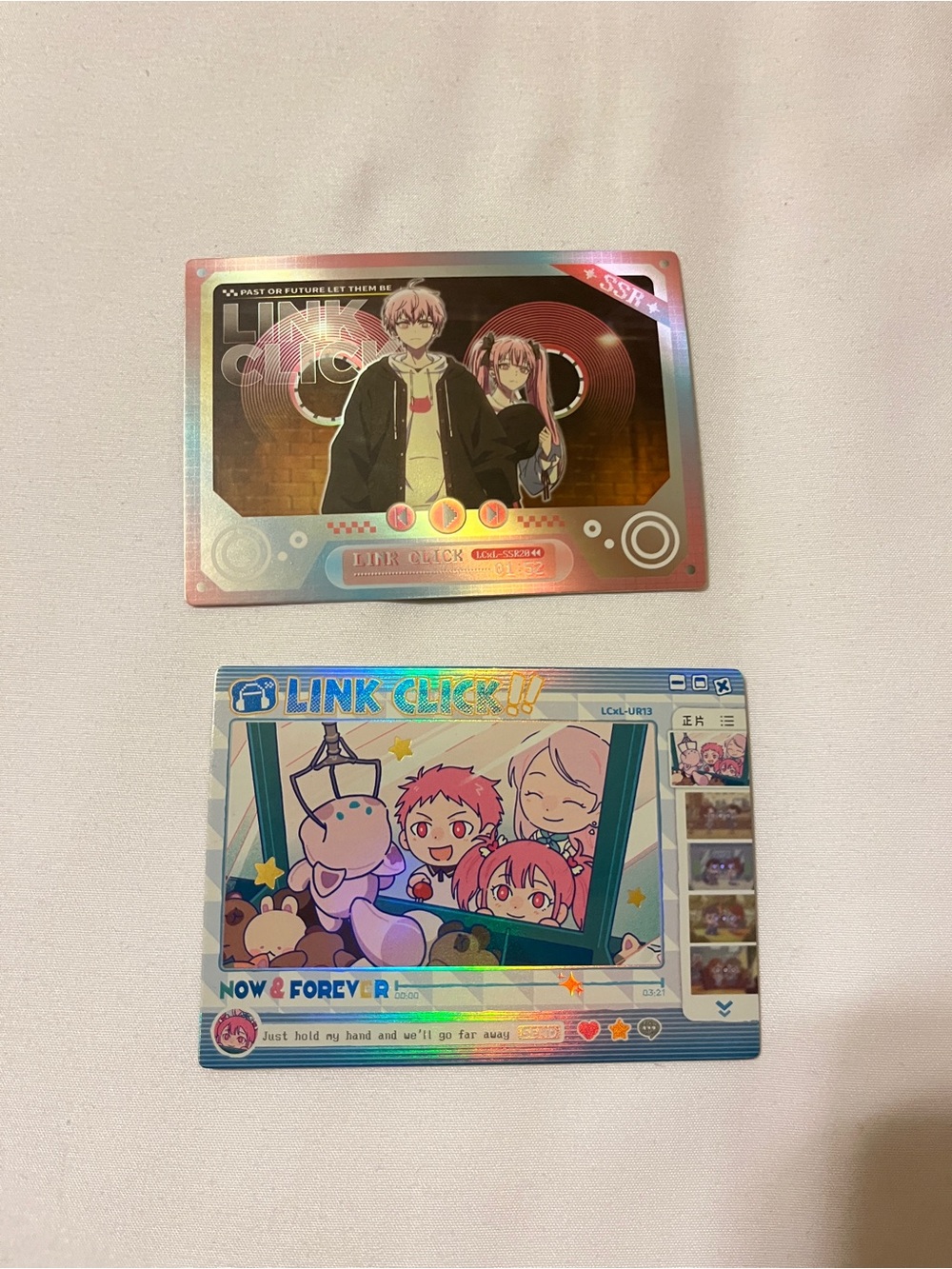 Bilibili Link Click SSR UR Holographic Trading Card Set Li Tiancheng Li Tianxi